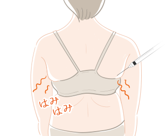 ワキ・背中