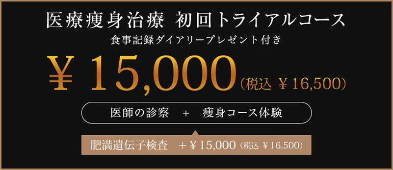 医療痩身治療トライアルコース