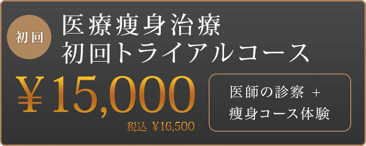 医療痩身治療トライアルコース