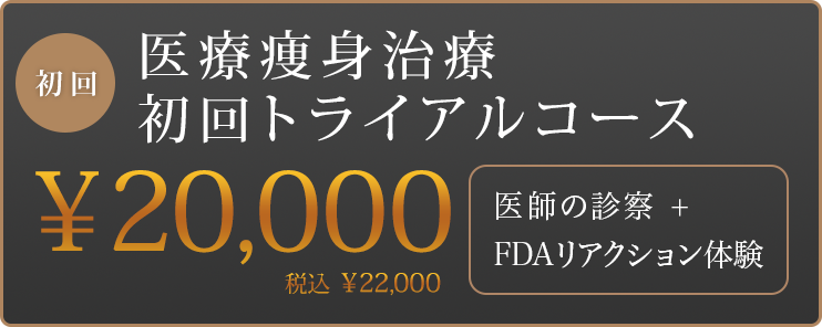 医療痩身治療トライアルコース