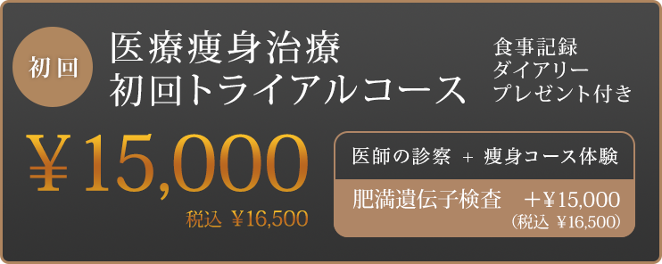 医療痩身治療トライアルコース