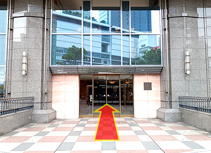 横浜ベイシェラトン ホテル&タワーズ１階入口