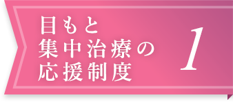 目もと集中治療の応援制度1