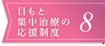目もと集中治療の応援制度8