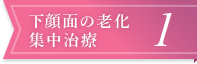 下顔面の老化集中治療1