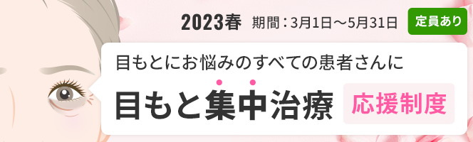 目もとの集中治療