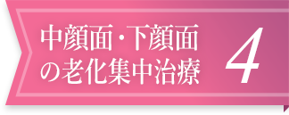 中顔面・下顔面の老化集中治療4
