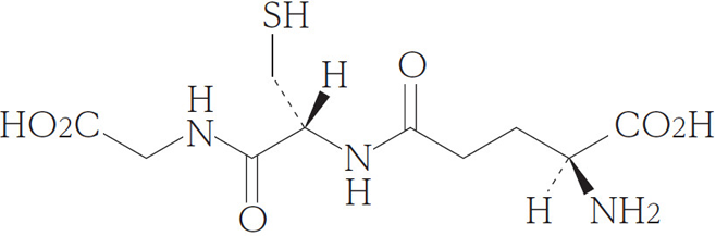 グルタチオン構造式