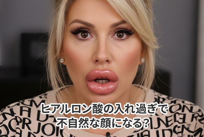 ヒアルロン酸の入れ過ぎで不自然な顔になる?